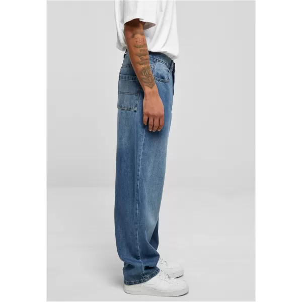  Pánske džínsy URBAN CLASSICS TB4461 Mid Deep BLUE 
