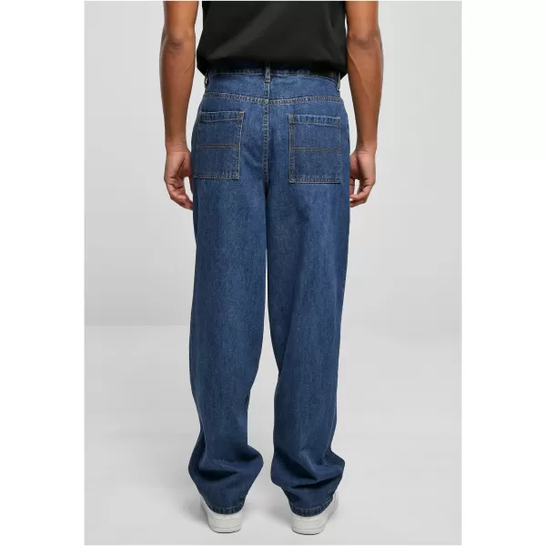  Pánske džínsy URBAN CLASSICS TB4461 Mid Indigo Wased 