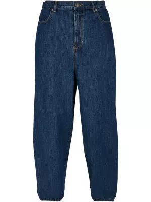Pánske džínsy URBAN CLASSICS TB4461 Mid Indigo Wased