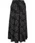 Dámska sukňa URBAN CLASSICS TB4099 Čierna kvetina
