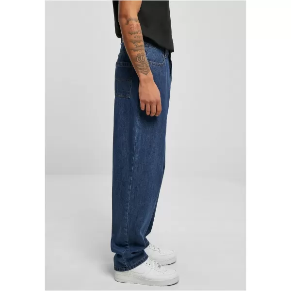  Pánske džínsy URBAN CLASSICS TB4461 Mid Indigo Wased 
