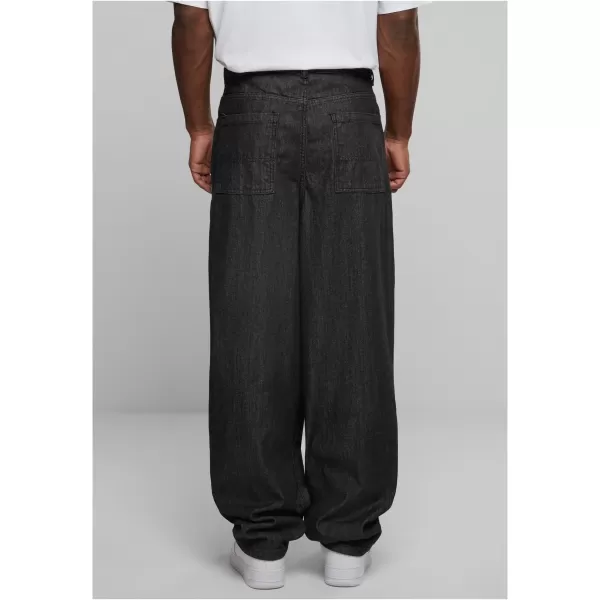  Pánske džínsy URBAN CLASSICS TB4461 Čierna kyselina umýva 