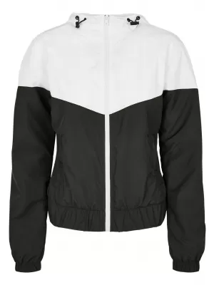 Dámska bunda URBAN CLASSICS TB3638 biela/čierna