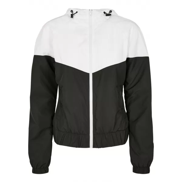  Dámska bunda URBAN CLASSICS TB3638 biela/čierna 