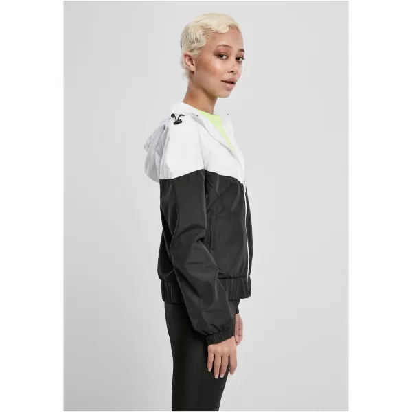  Dámska bunda URBAN CLASSICS TB3638 biela/čierna 