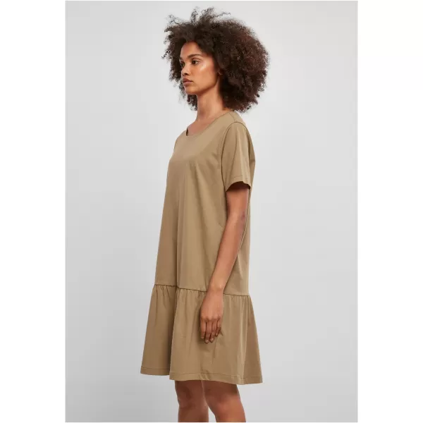  Dámske šaty mestské klasiky TB4104 khaki 