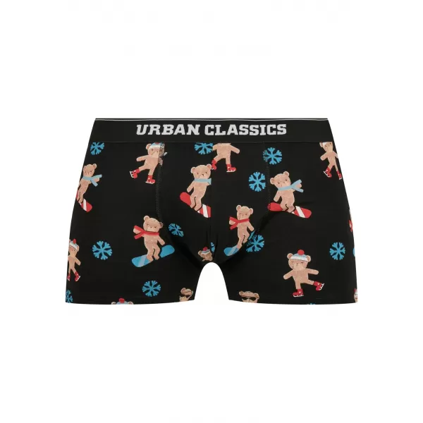  Pánske boxery URBAN CLASSICS TB4503 Teddy AOP/Jasper/Navy 