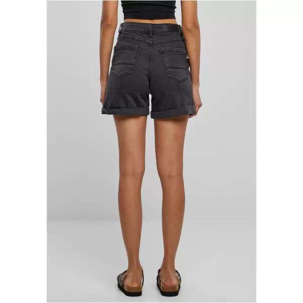  Dámske šortky URBAN CLASSICS TB4796 Black Washed 