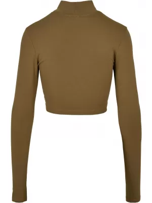 Dámska T -shirt URBAN CLASSICS TB4749 Tini Olive