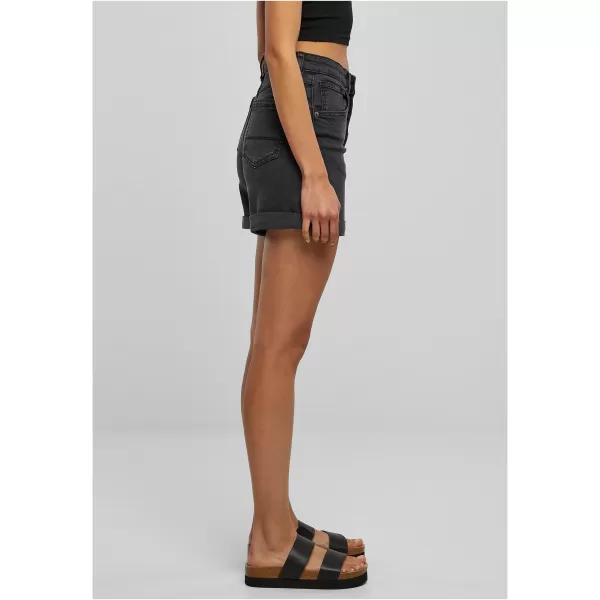  Dámske šortky URBAN CLASSICS TB4796 Black Washed 