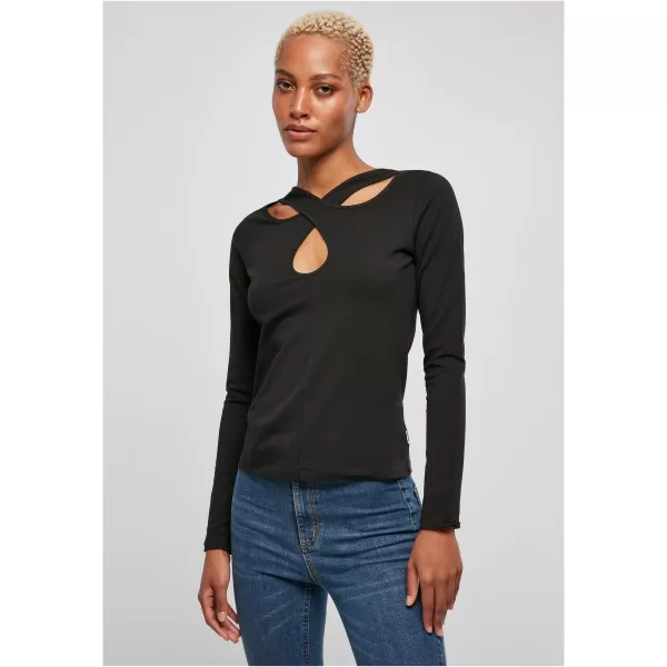  Dámska t -shirt URBAN CLASSICS TB5479 čierna 