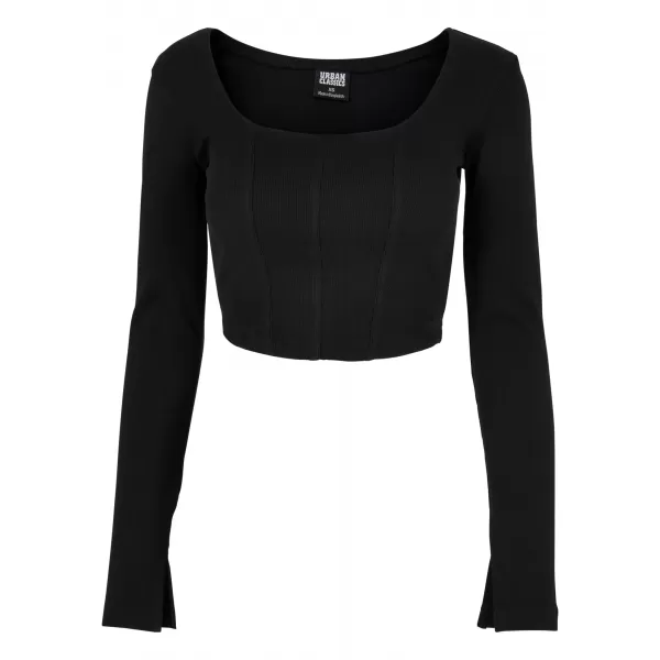  Dámska t -shirt URBAN CLASSICS TB5480 čierna 