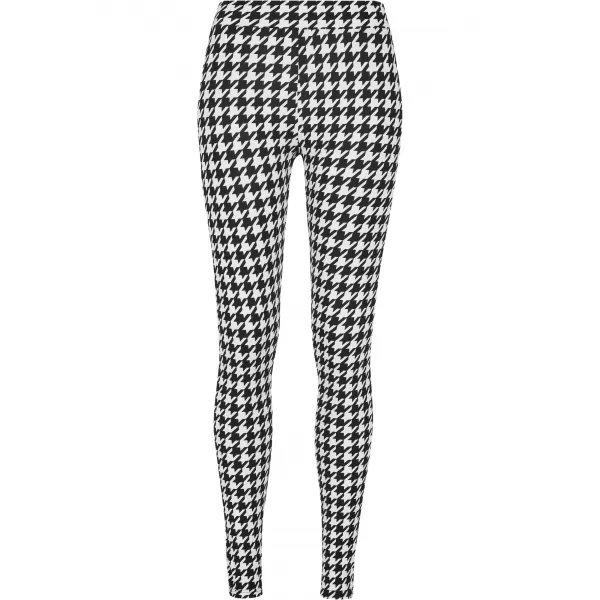  Legíny žien URBAN CLASSICS TB4771 Black Houndstooth 