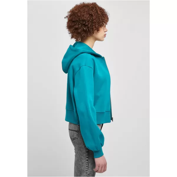  Dámska mikina URBAN CLASSICS TB4766 Water GREEN 