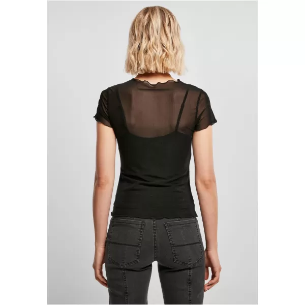  Dámska t -shirt URBAN CLASSICS TB4770 čierna 