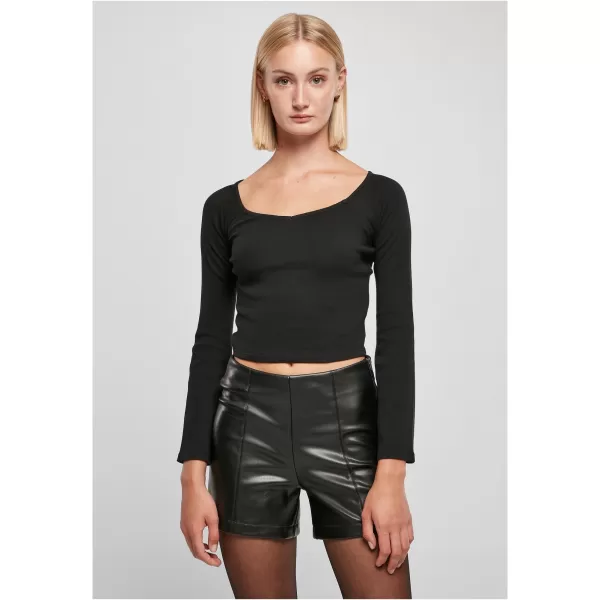  Dámska t -shirt URBAN CLASSICS TB5416 čierna 