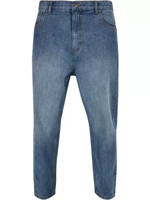 Pánske džínsy URBAN CLASSICS TB5591 Mid Deep BLUE