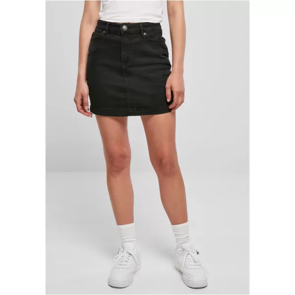  Dámska sukňa URBAN CLASSICS TB4799 Black Washed 