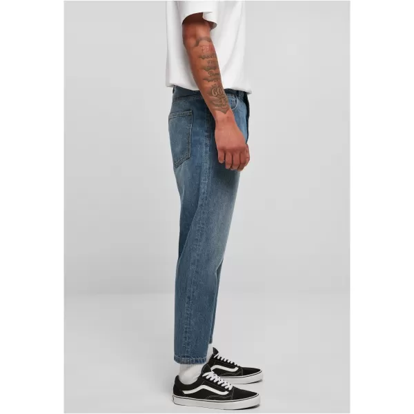  Pánske džínsy URBAN CLASSICS TB5591 Mid Deep BLUE 