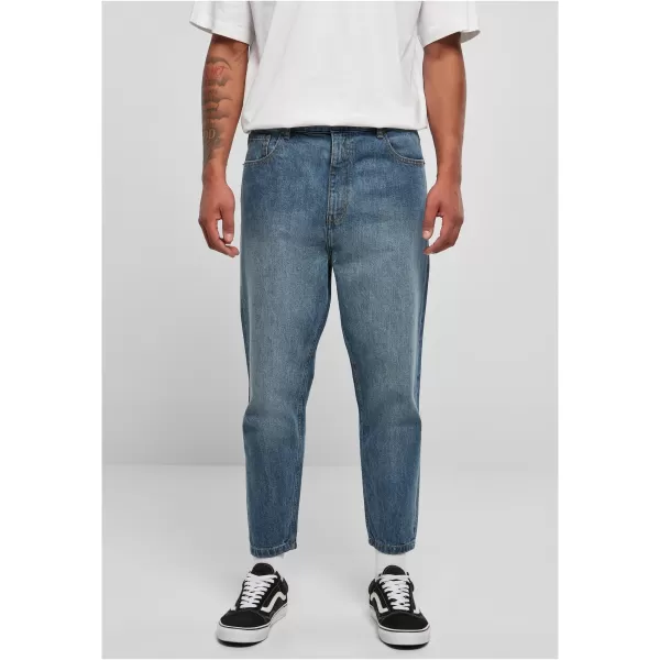  Pánske džínsy URBAN CLASSICS TB5591 Mid Deep BLUE 