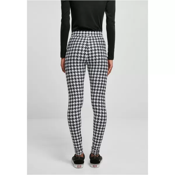  Legíny žien URBAN CLASSICS TB4771 Black Houndstooth 