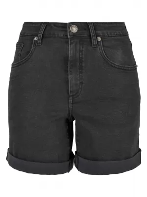 Dámske šortky URBAN CLASSICS TB4796 Black Washed
