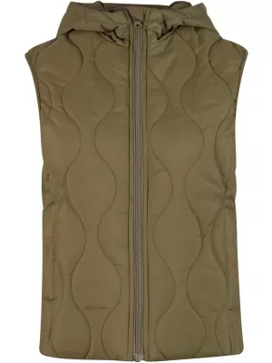 Dámska vesta URBAN CLASSICS TB7009 OLIVOVÝ