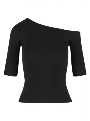 Dámske tričko URBAN CLASSICS TB7096 ČIERNA