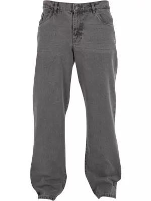 Pánske džínsy URBAN CLASSICS TB6396 Nový šedý umytý