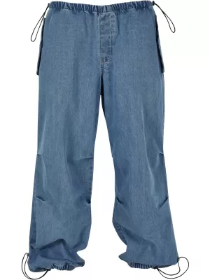 Pánske džínsy URBAN CLASSICS TB6354 SVETLOMODRÉ UMYTÉ