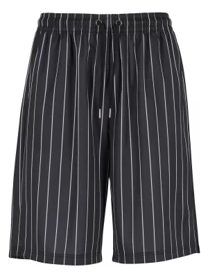 Pánske šortky URBAN CLASSICS TB7384 ČIERNA/BIELA
