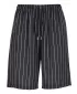 Pánske šortky URBAN CLASSICS TB7384 ČIERNA/BIELA