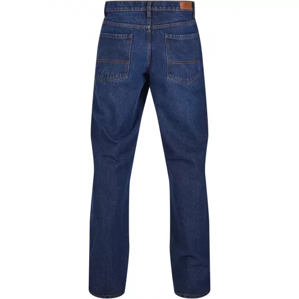 Pánske džínsy URBAN CLASSICS TB6396 Nový tmavo modrý umývaný 