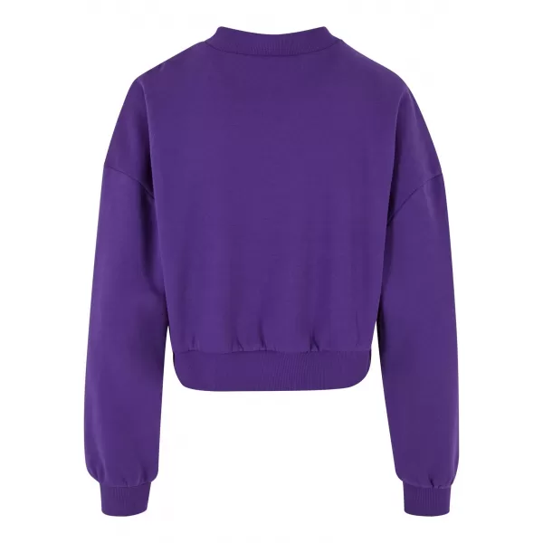  Dámska mikina URBAN CLASSICS TB6090 Skutočná fialová 