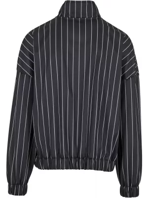 Pánska bunda URBAN CLASSICS TB7382 ČIERNA/BIELA
