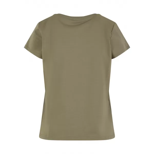  Dámska T -shirt URBAN CLASSICS TB7170 bledá oliva 