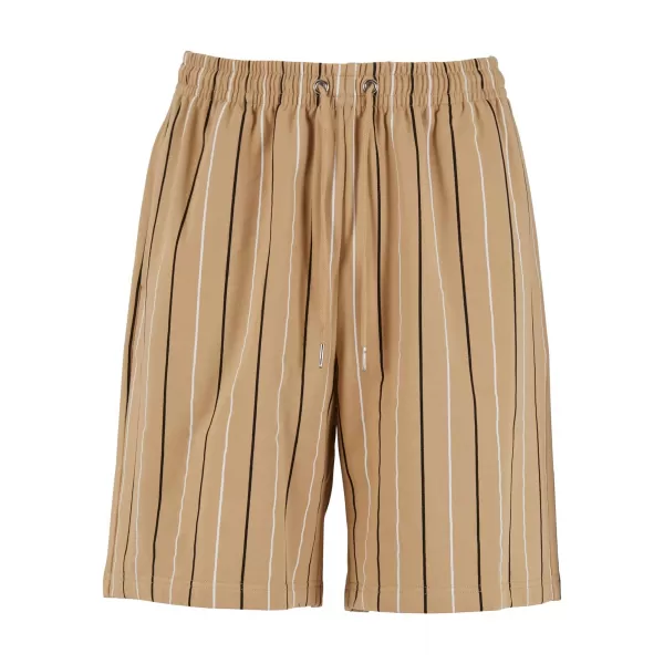  Pánske šortky URBAN CLASSICS TB7314 ZVÄZOK BÉŽOVÁ/BIELA/ČIERNA 