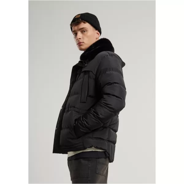 Pánska bunda URBAN CLASSICS TB7259 ČIERNA 
