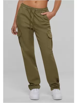 Ženské nohavice mestské klasiky TB6158 Tini Olive