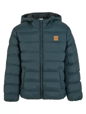 Detská bunda URBAN CLASSICS UCK863 FĽAŠKOVO ZELENÉ