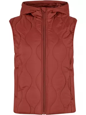 Dámska vesta URBAN CLASSICS TB7009 TMAVÁ HRDZA