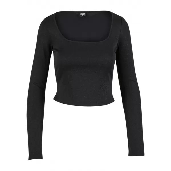  Dámske tričko URBAN CLASSICS TB6996 ČIERNA 