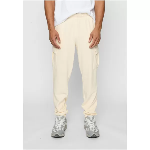  Pánske tepláky URBAN CLASSICS TB6671 biela/piesok 