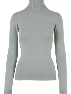 Dámska sveter mestská klasika TB6115 Soft Salvia