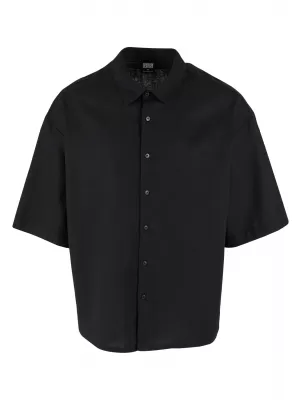 Pánska košeľa URBAN CLASSICS TB6608 čierna
