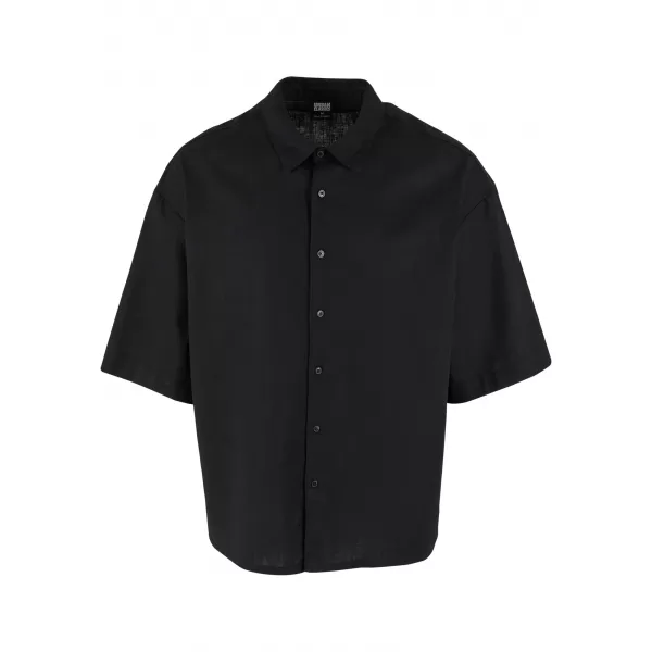  Pánska košeľa URBAN CLASSICS TB6608 čierna 