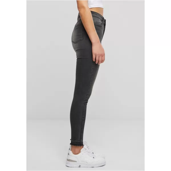  Dámske džínsy URBAN CLASSICS TB6865 Black Washed 