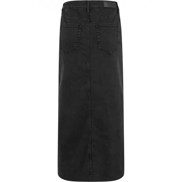 Dámska sukňa URBAN CLASSICS TB7092 ČIERNE UMYTÉ 