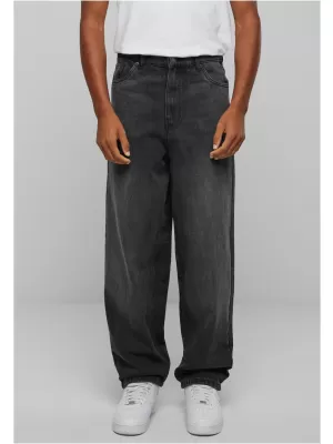 Pánske džínsy URBAN CLASSICS TB6398 Black Washed