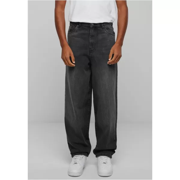  Pánske džínsy URBAN CLASSICS TB6398 Black Washed 